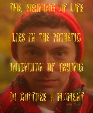 The Meaning of Life Lies in the Pathetic Intention of Trying to Capture a Moment