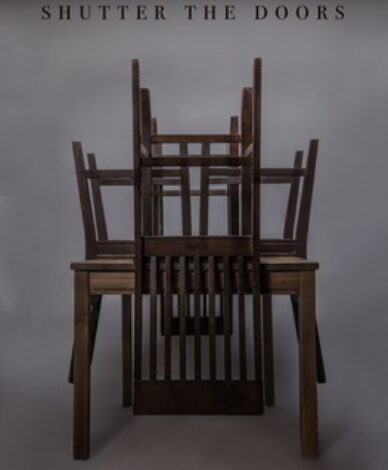 Shutter the Doors. A touching drama about last orders and goodbyes. A man and his bartender share a moment as they face at an emotional crossroads at closing time.