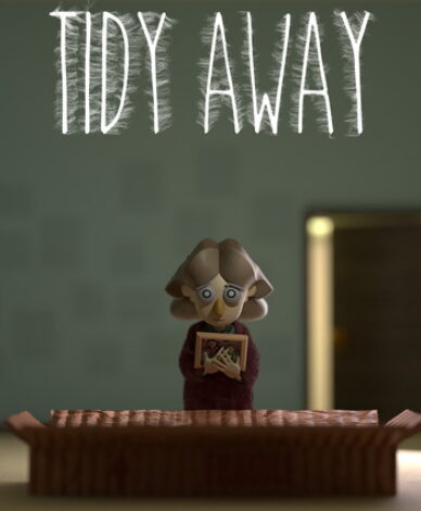 Tidy Away is an intimate animated short that examines grief not through visible sorrow, but through quiet avoidance.