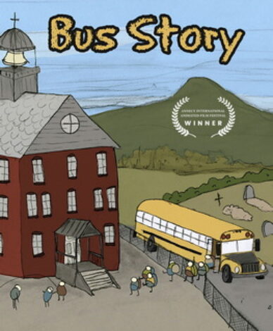 Bus Story. Short animation film