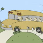 Bus Story. Short animation film