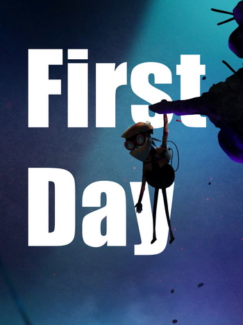 First day. Short animation film